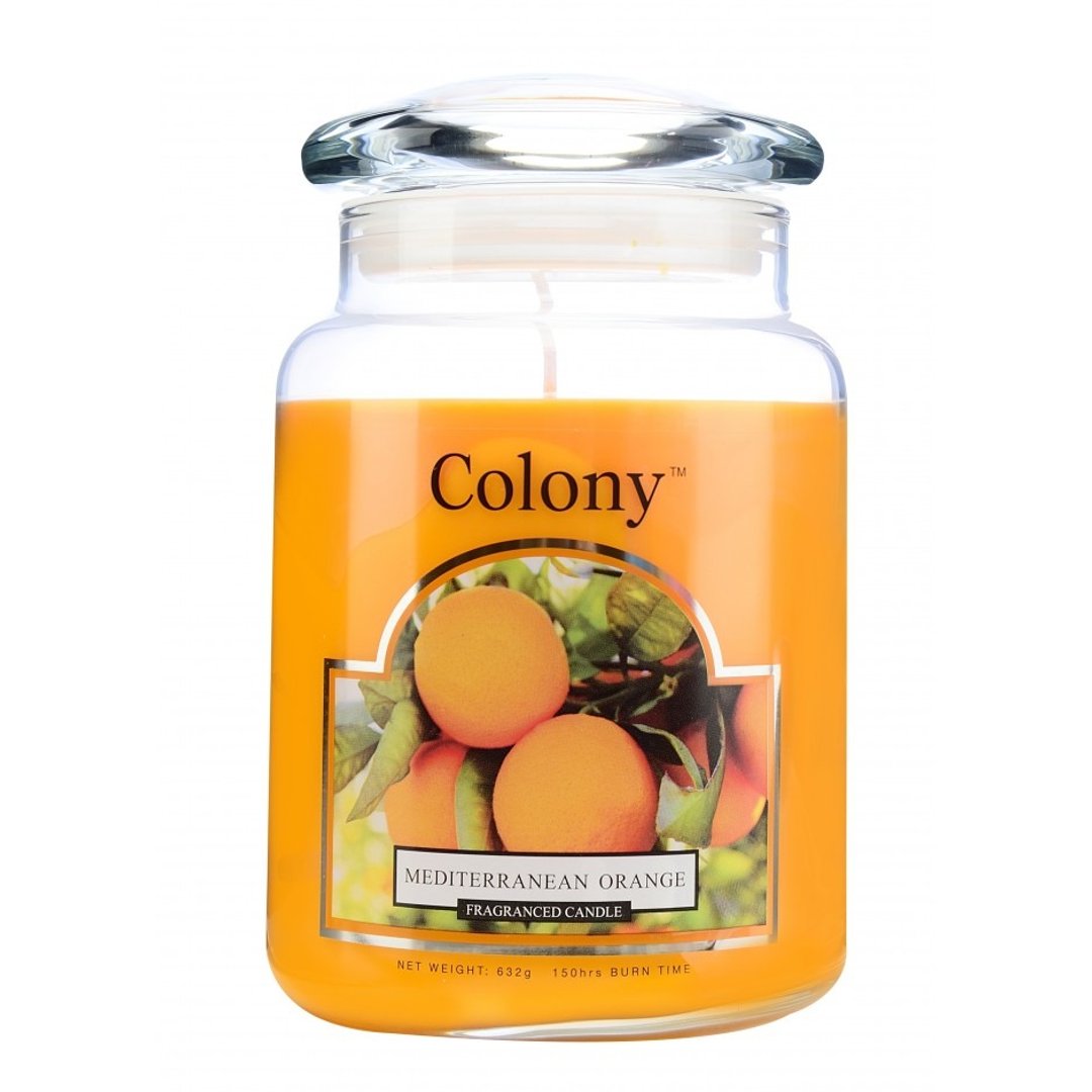 英伦蜡烛Colony地中海橙 玻璃罐装蜡烛 150hr - 蜡烛/烛台 - 蜡 