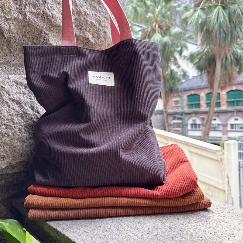 NAMICHI 灯芯绒 布袋 tote bag 现货 - 侧背包/斜挎包 - 其他材质 
