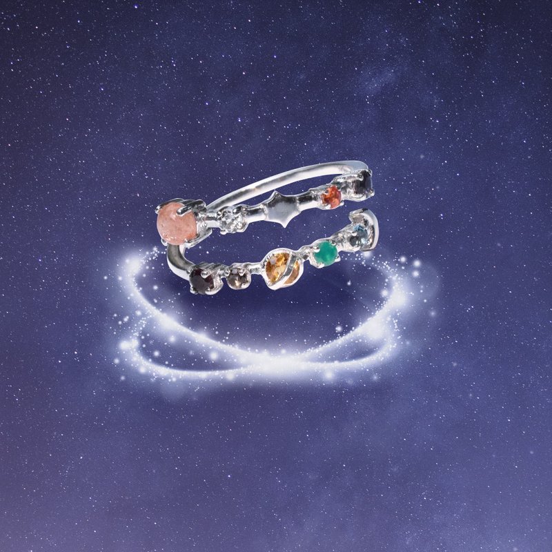 第二代宇宙戒指#minimminiverse R321 - 戒指 - 半宝石 