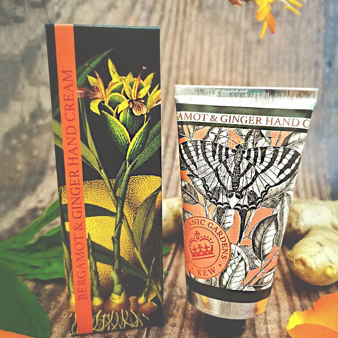 【交换礼物】英国ESC 皇家植物园乳木果油护手霜75ML-姜味佛手柑 - 手足保养 - 其他材质 