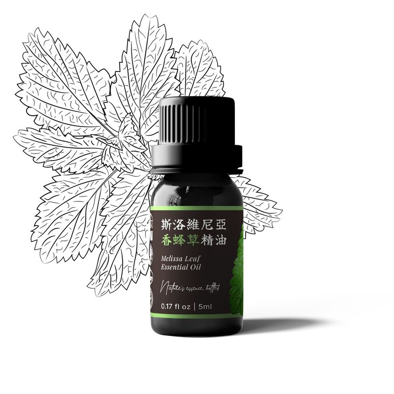【卡佛香】斯洛文尼亚香蜂草精油 - 香薰/精油/线香 - 玻璃 黑色