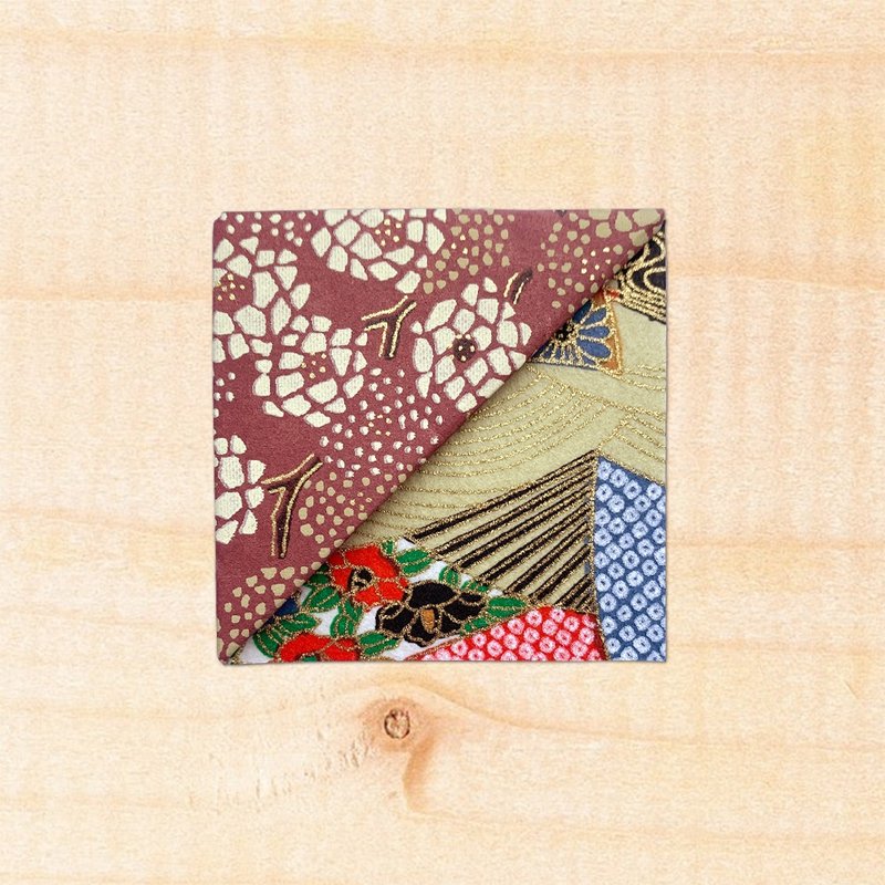 花角书签 -日本进口和纸 / 手工书签-bookmark #056 - 书签 - 纸 