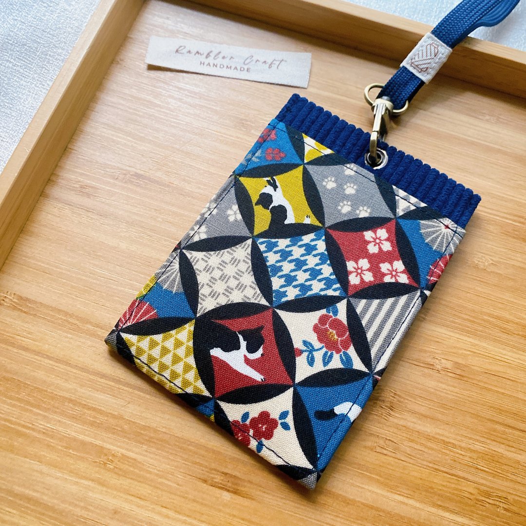 证件套 识别证卡套 悠游卡套 挂颈卡套 Card Holder 日系礼服猫款 - 证件套/卡套 - 棉 