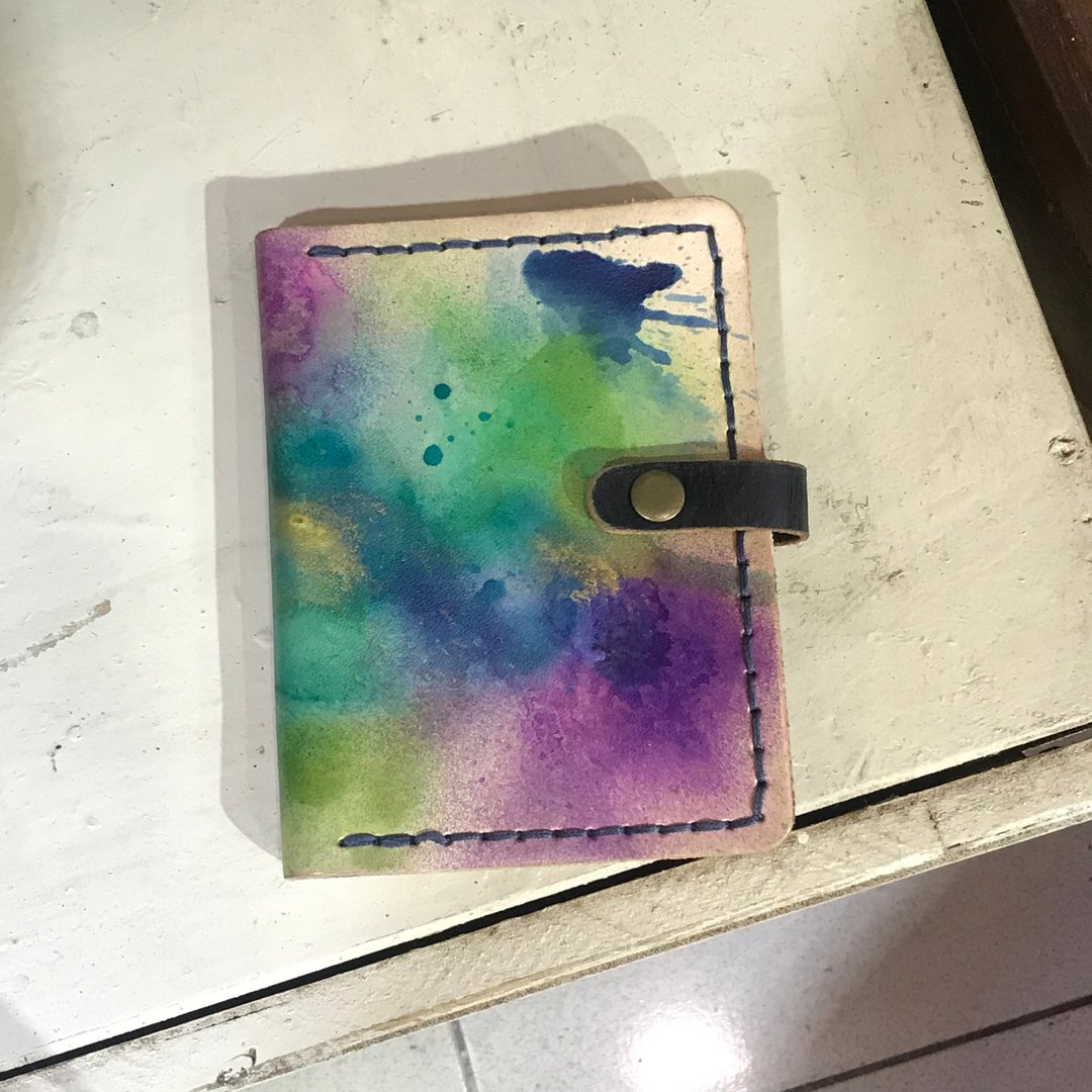 Sienna真皮手染护照本(亦可改成手帐笔记本) - 笔记本/手帐 - 真皮 绿色