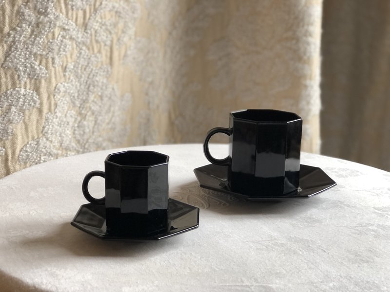 法国经典黑爵士八角杯 - 玻璃杯 - 玻璃 