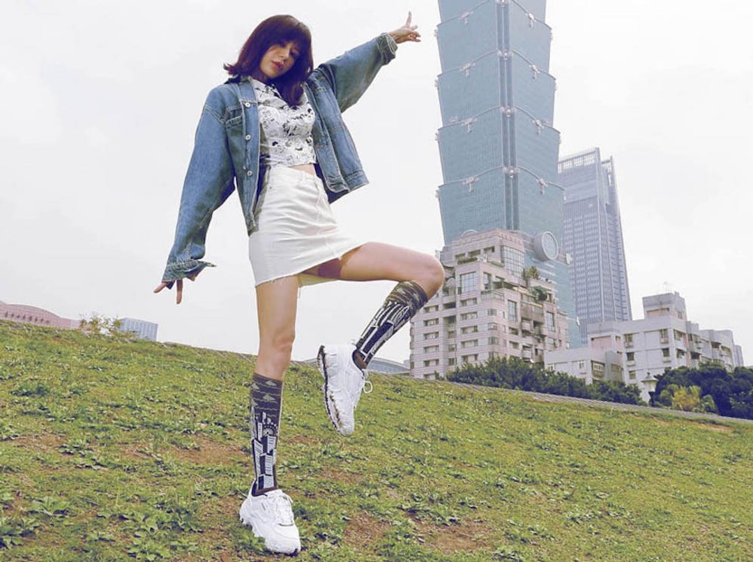 FLIPPOS潮流机能压力袜 翻转袜【Concrete Jungle 都市丛林】 - 袜子 - 其他材质 多色