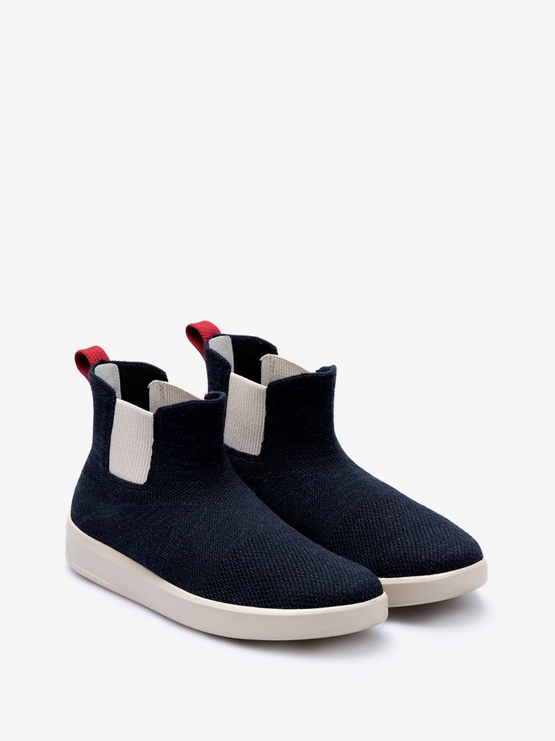 (女款)切尔西短靴/靛蓝色 - 女款短靴 - 聚酯纤维 蓝色