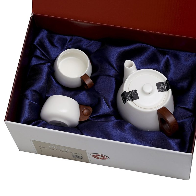 德国红点设计奖|白居易3入礼盒(壶+2杯) - 茶具/茶杯 - 陶 