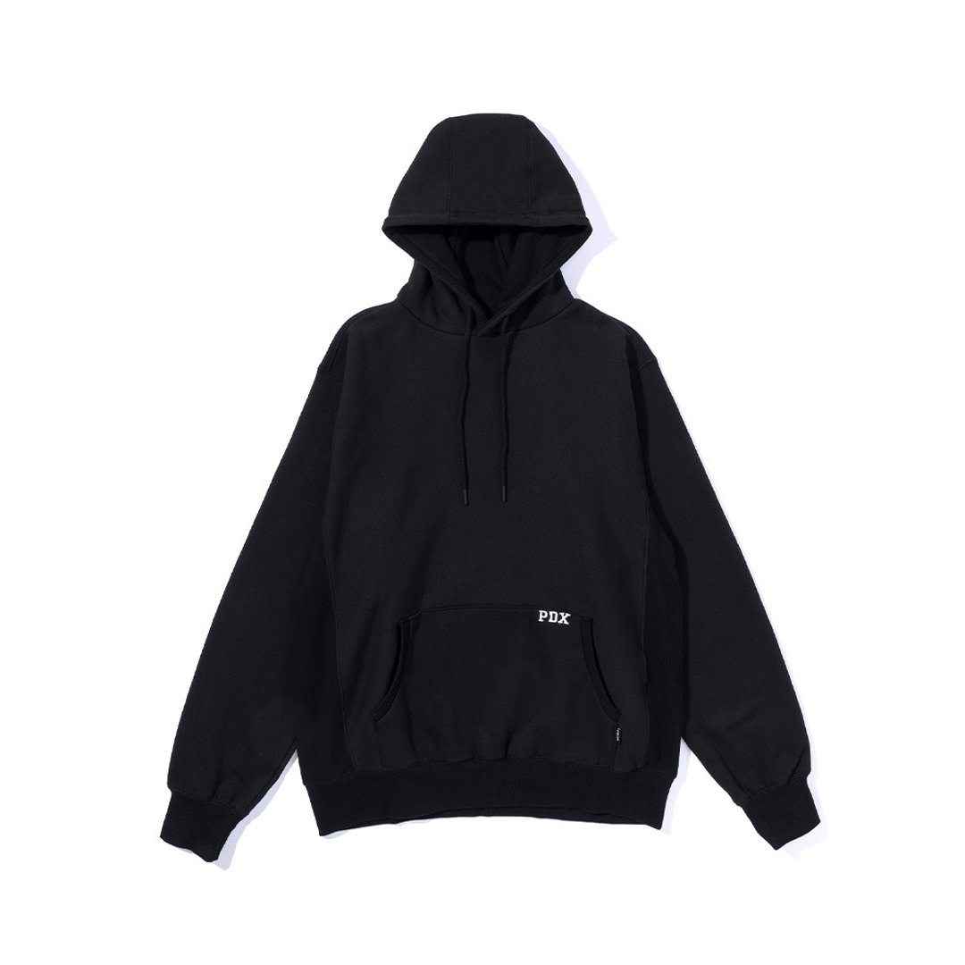 日本限定 POLER PDX HEAVY WEIGHT HOOD 厚磅宽版帽T / 黑 - 中性连帽卫衣/T 恤 - 其他材质 黑色