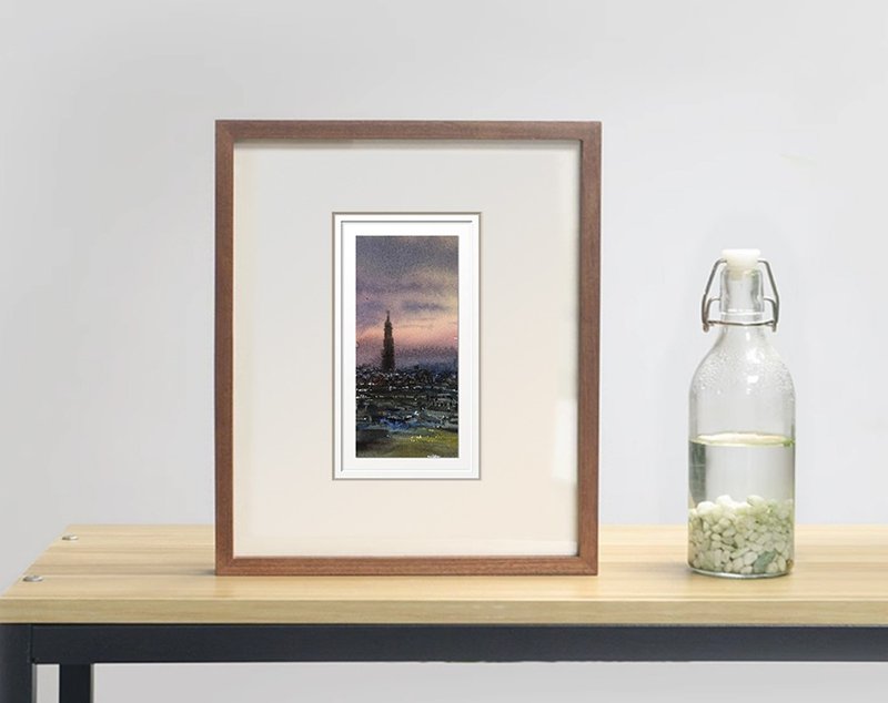 城市映像03 | 疗愈水彩系列 水彩原画 - 海报/装饰画/版画 - 纸 