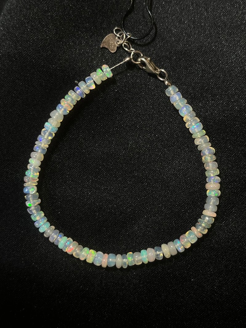 异彩。 Opal 蛋白石手链。女巫彩宝nuwn jewelry - 手链/手环 - 半宝石 多色