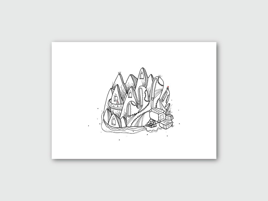 艺术微喷画 | 靠山 / Backing #100-78 - 海报/装饰画/版画 - 纸 白色
