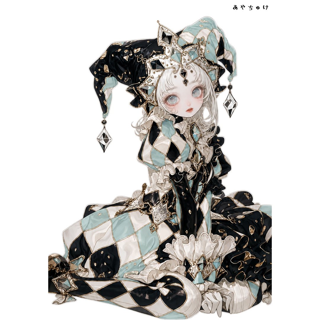 【6 月新品】07-133-0272 人物贴纸 马戏团风格 - 贴纸 - 纸 