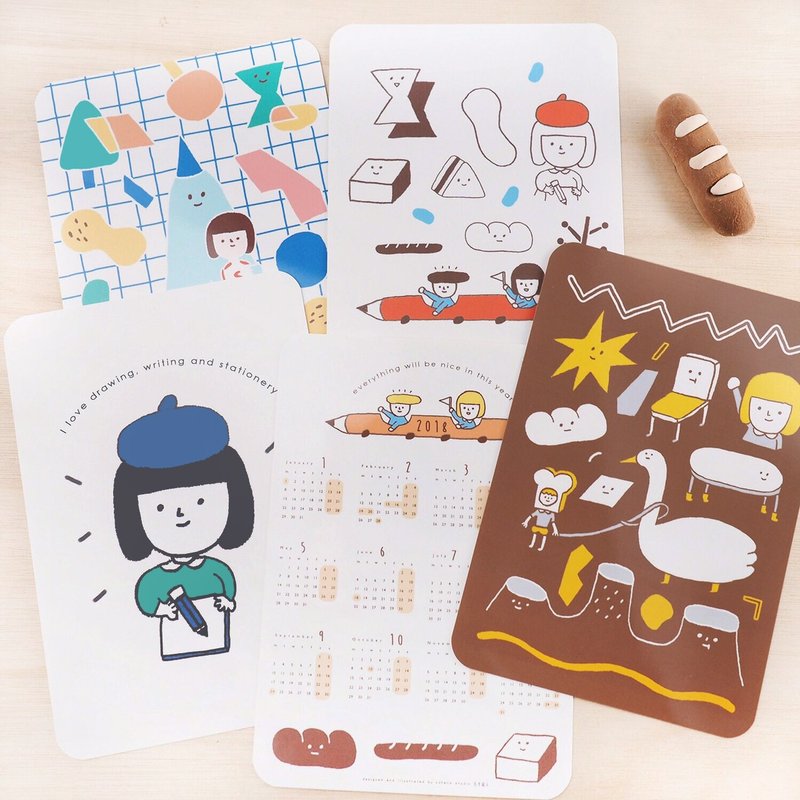 2018年月历垫板 - 年历/台历 - 塑料 多色