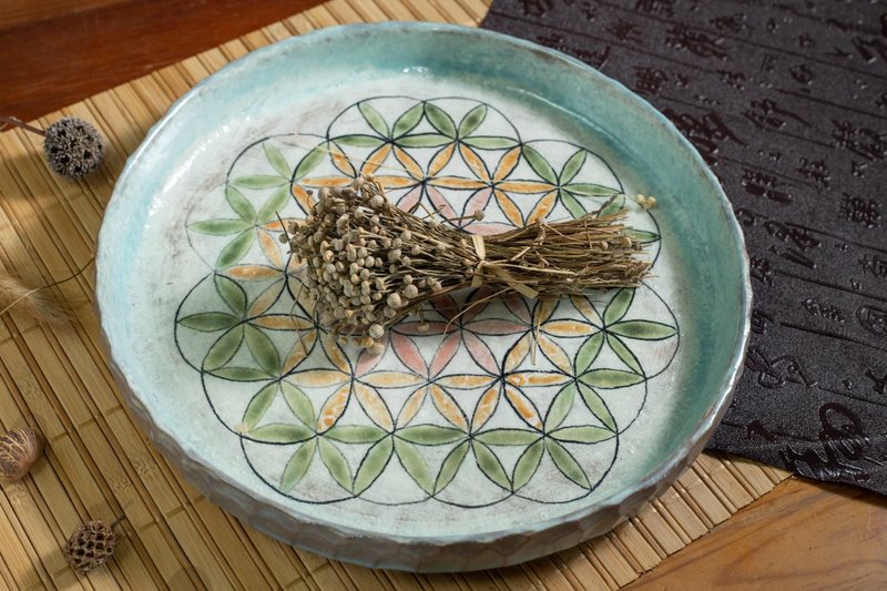 盘-手绘大盘 - 花瓶/陶器 - 陶 