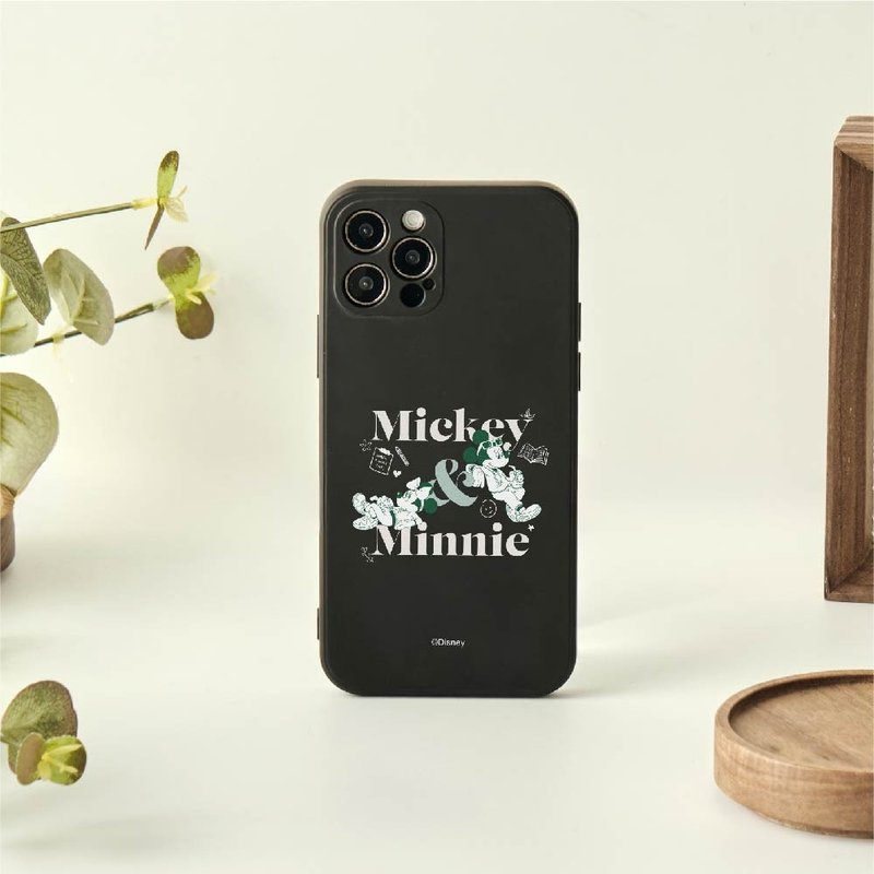 Disney Life-米奇与米妮款纯色硅胶iPhone手机壳 - 手机壳/手机套 - 硅胶 黑色