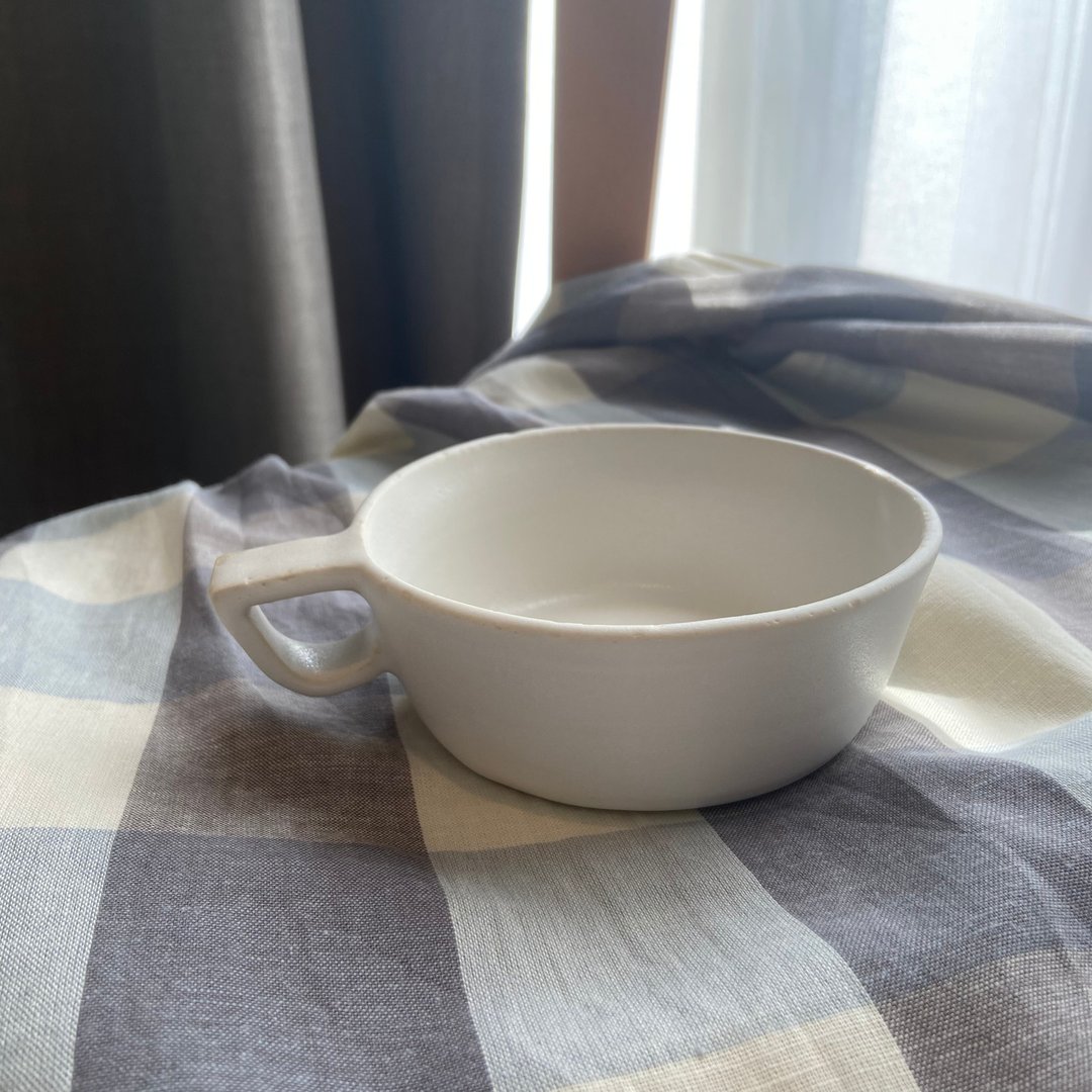 淘气生活 白釉汤杯 汤碗 欢迎定制 预购 - 花瓶/陶器 - 陶 