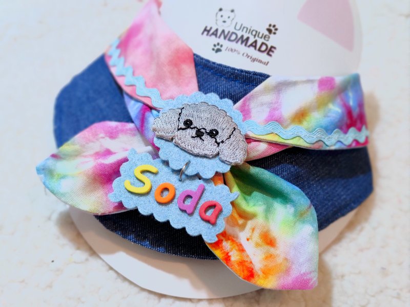 Sailor 拼色 名字 造型颈饰 颈项 collar - 衣/帽 - 棉．麻 多色