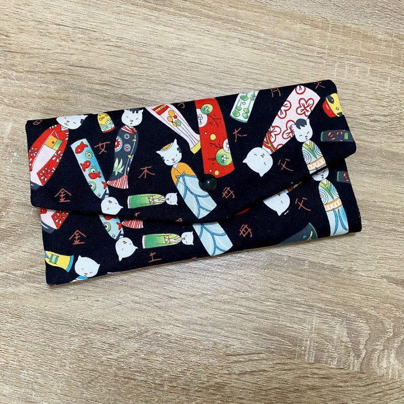 日本娃娃  红包袋  口罩收纳袋  存折包   多功能小包 可爱独家款 - 红包/春联 - 棉．麻 