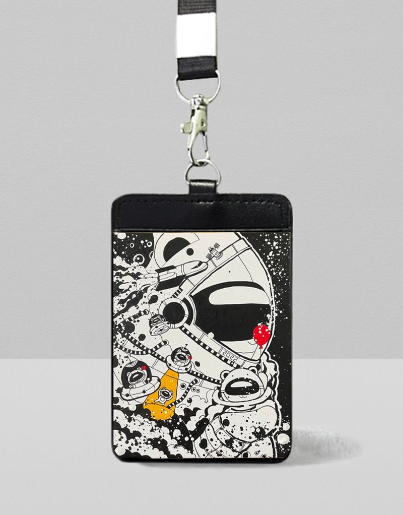 太空梦 - 证件套/卡套 - 人造皮革 黑色