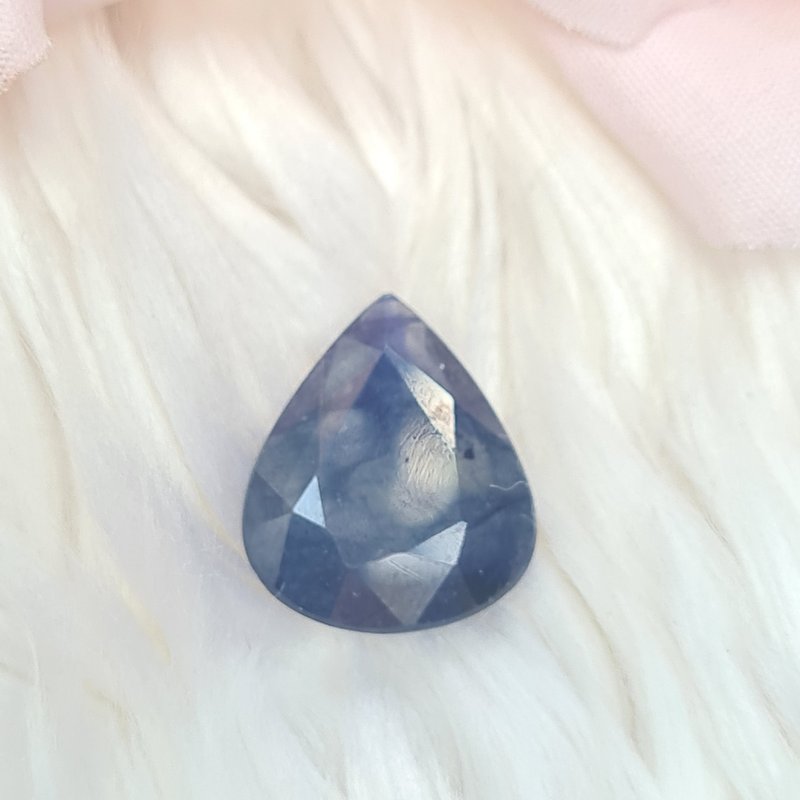 ์天然梨形蓝宝石尺寸 11X15 毫米。重量 7.10 克拉 - 金工/饰品 - 宝石 蓝色