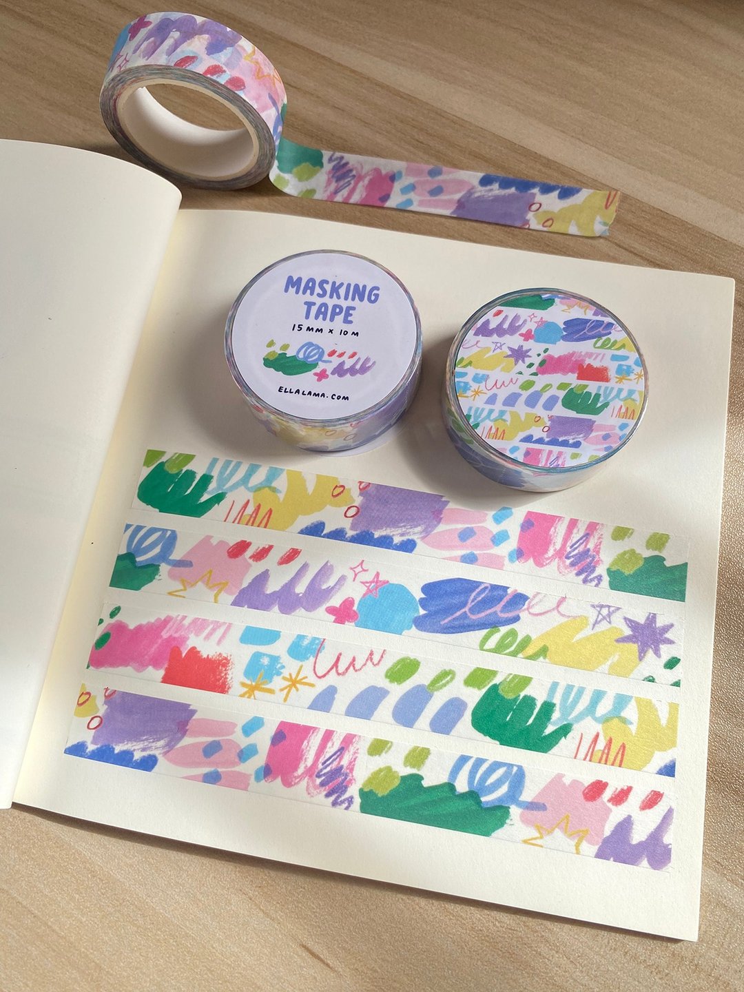 Swatches 1.5cm 和纸胶带 - 纸胶带 - 纸 多色