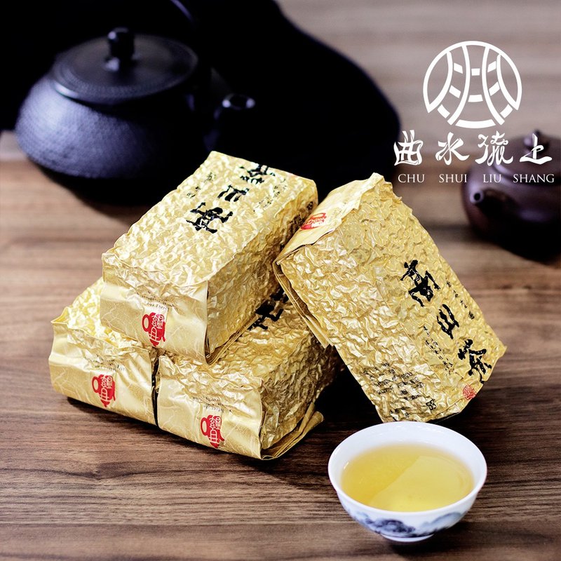 曲水流上－沐云冠军极品醇香高冷高山乌龙茶(150g*4件组-共1) - 茶 - 其他材质 金色