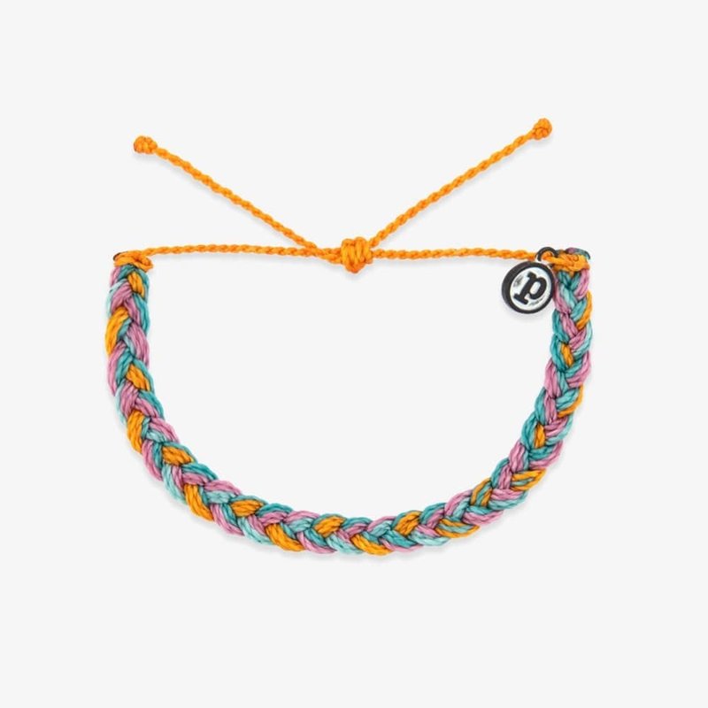 Pura Vida 美国手工 CANARYT 金丝雀 粗线编织可调式冲浪手环 - 手链/手环 - 其他材质 多色