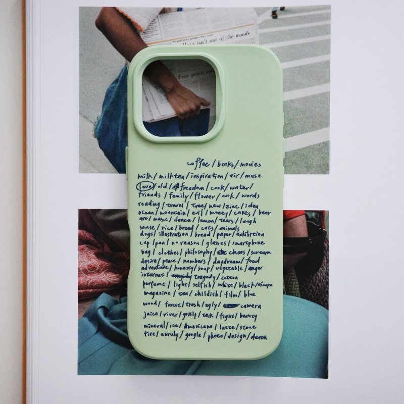 iphone 16系列限定_不可缺少之物Life list/犀牛盾防摔手机壳 - 手机壳/手机套 - 塑料 绿色