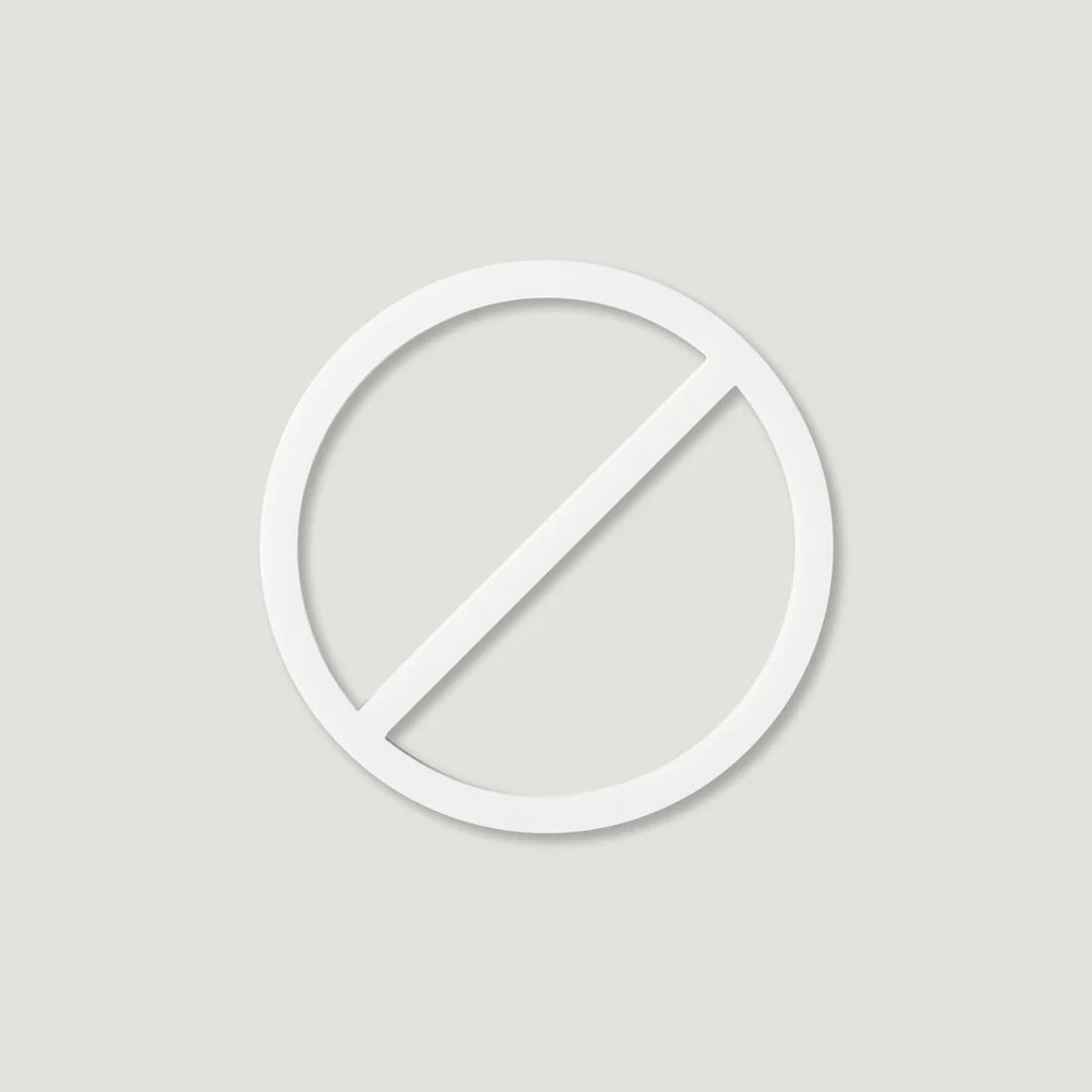 MOHEIM DO NOT ENTER 禁入标示  白 - 其他 - 塑料 白色