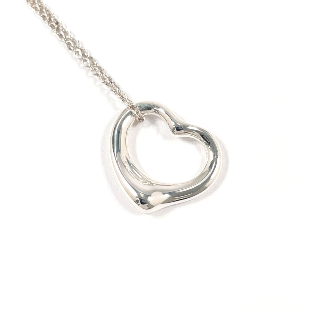【日本直购 中古美品】TIFFANY&Co. 蒂芙尼 Elsa Peretti 经典微笑项链 (Open Heart) 纯银 925 - 项链 - 纯银 银色