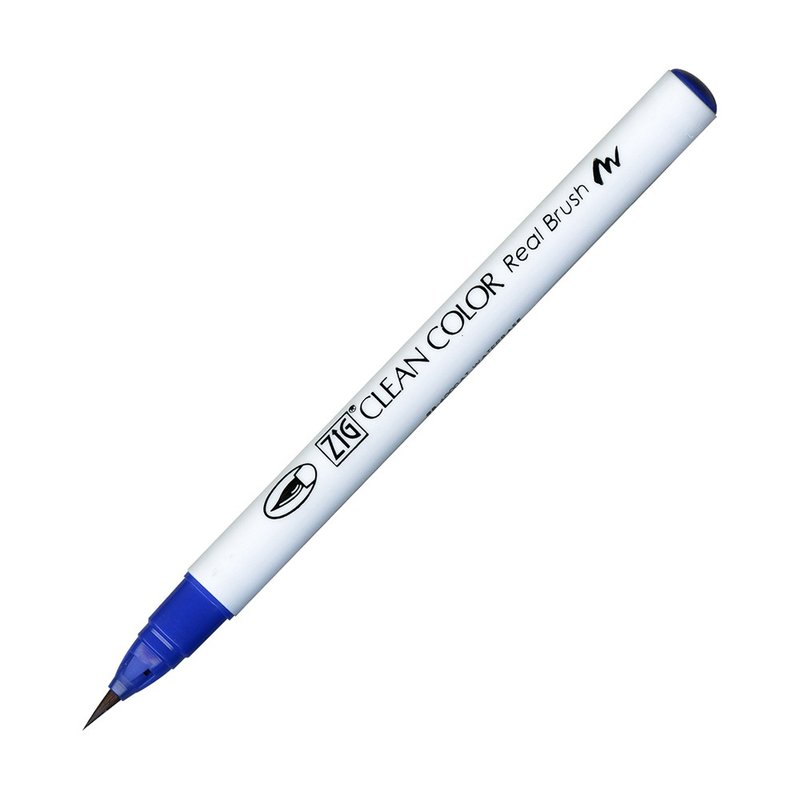 【Kuretake 日本吴竹】ZIG 彩绘毛笔 Blue - 其他书写用品 - 塑料 蓝色