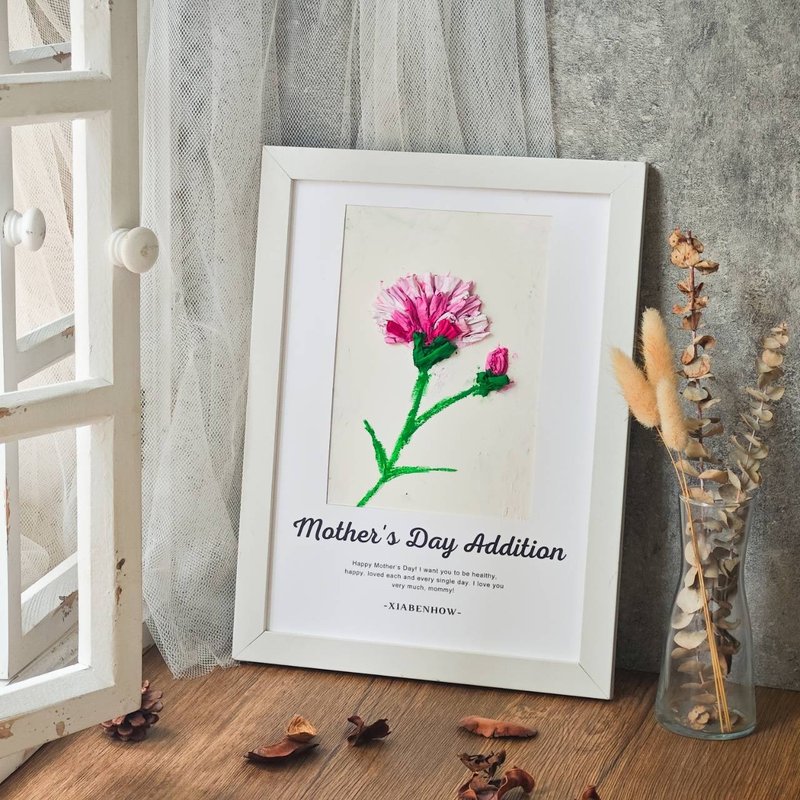 【母亲节限定】下班随手作 | 康乃馨油画棒 - 插画/绘画/写字 - 水晶 