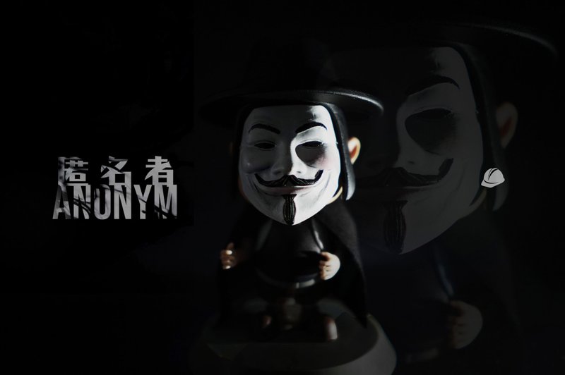 【香港设计】 Anonym匿名者 - 玩偶/公仔 - 塑料 黑色