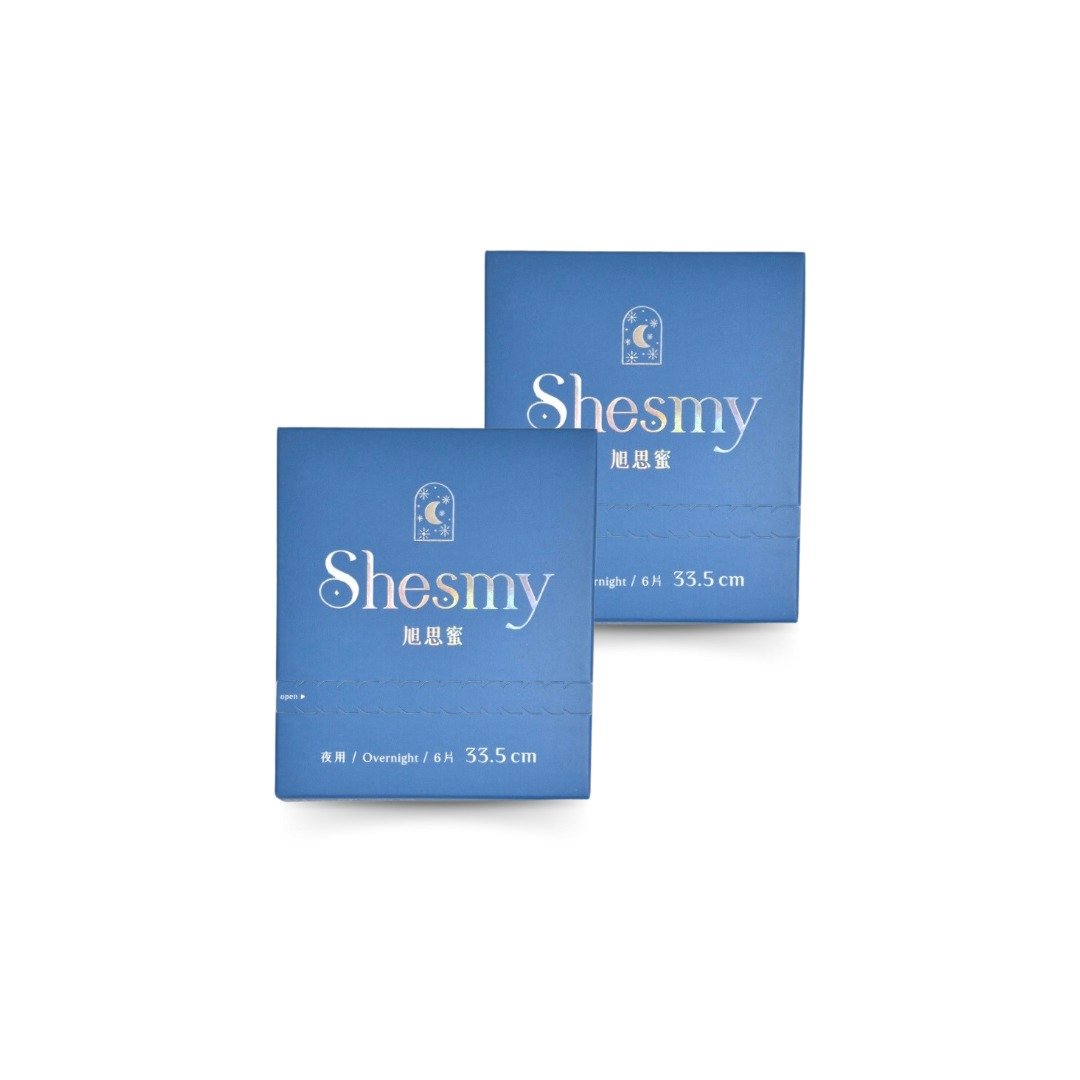 【台湾首创】Shesmy旭思蜜可分解卫生棉-无香款-夜用33cm - 生理用品 - 环保材料 蓝色