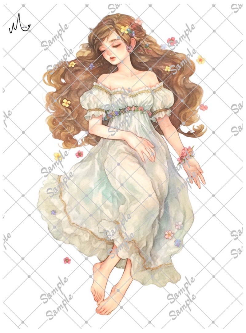 原创人物贴纸 8月新品 - 贴纸 - 纸 