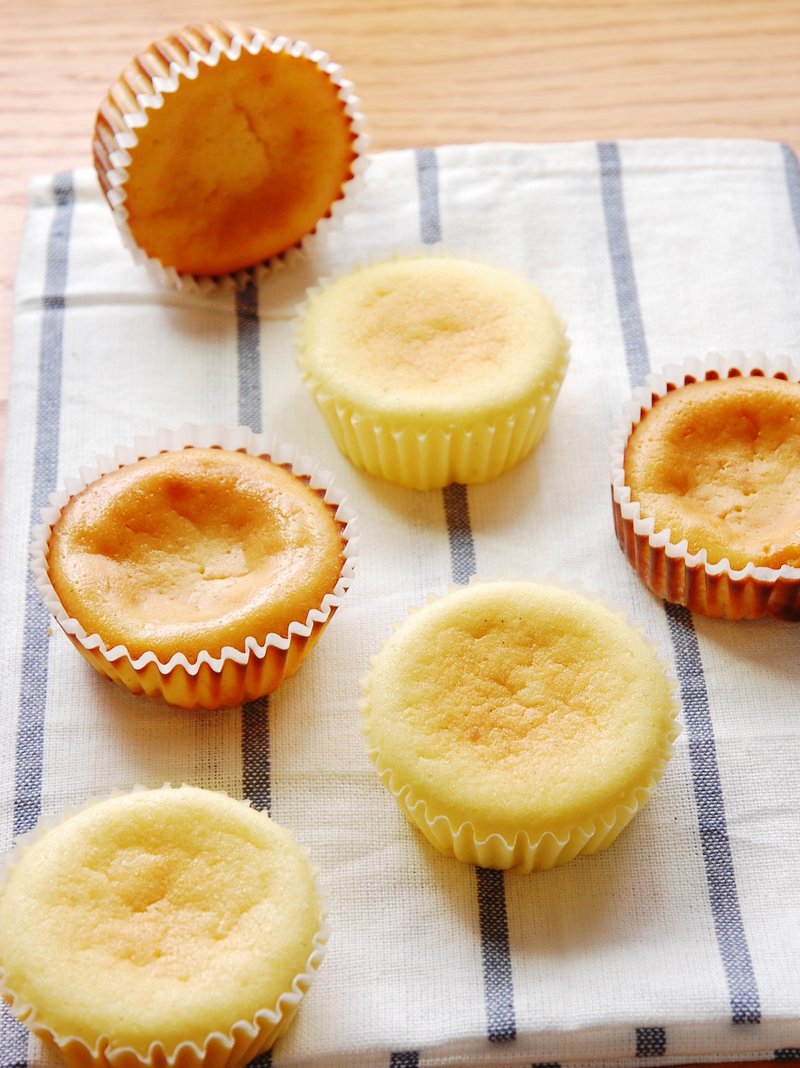 {INNS 英石餐馆} 综合奶酪蛋糕6入组~人气奶酪飨宴-欧式烙烤奶酪+奶酪舒芙蕾 - 咸派/甜派 - 新鲜食材 橘色