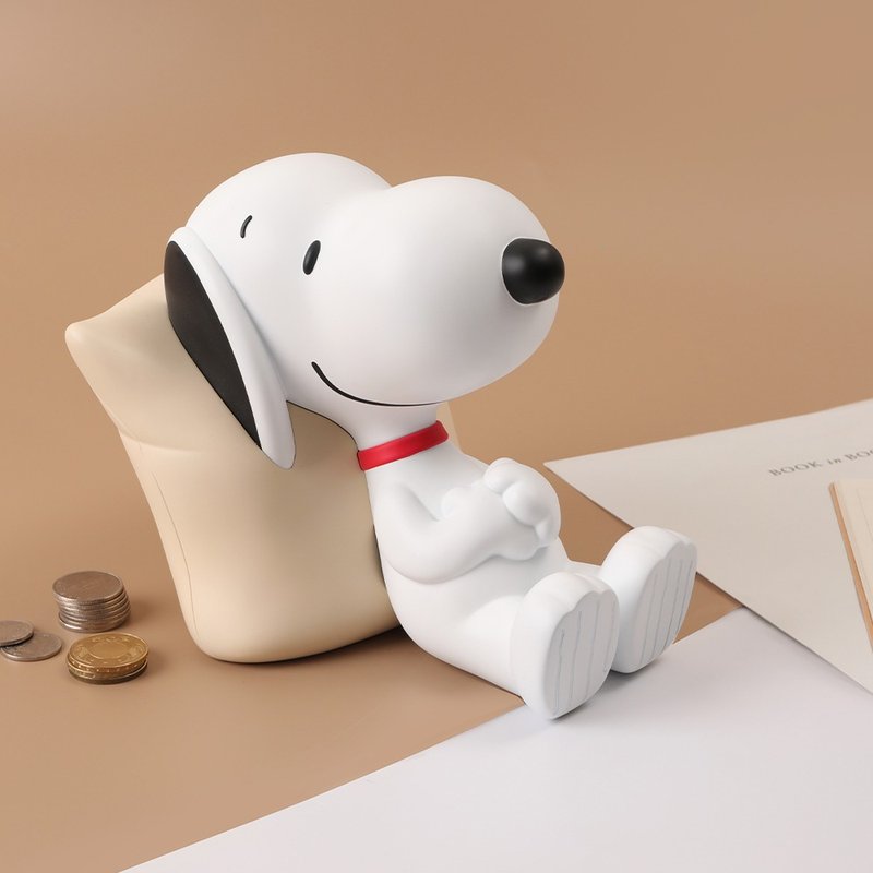 Peanuts史努比造型存钱筒Zzz-Snoopy公仔扑满 造型存钱筒 - 储蓄罐 - 塑料 多色