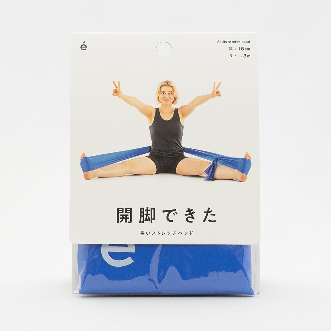 日本Erugam 开脚弹力带 瑜珈伸展拉筋带 居家健身器材 - 运动/健身用品 - 其他材质 蓝色