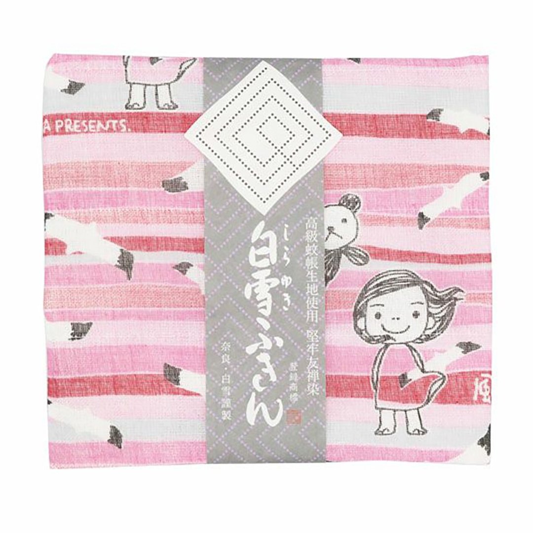 京友禅染万用巾 / 风之色红色 - 餐垫/桌巾 - 棉 红色