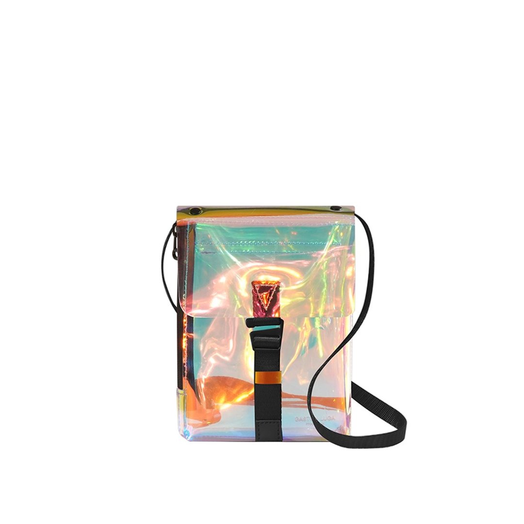 Gaston Luga Splash mini Crossbody 斜背包 - 【幻彩雷射】 - 侧背包/斜挎包 - 其他材质 多色