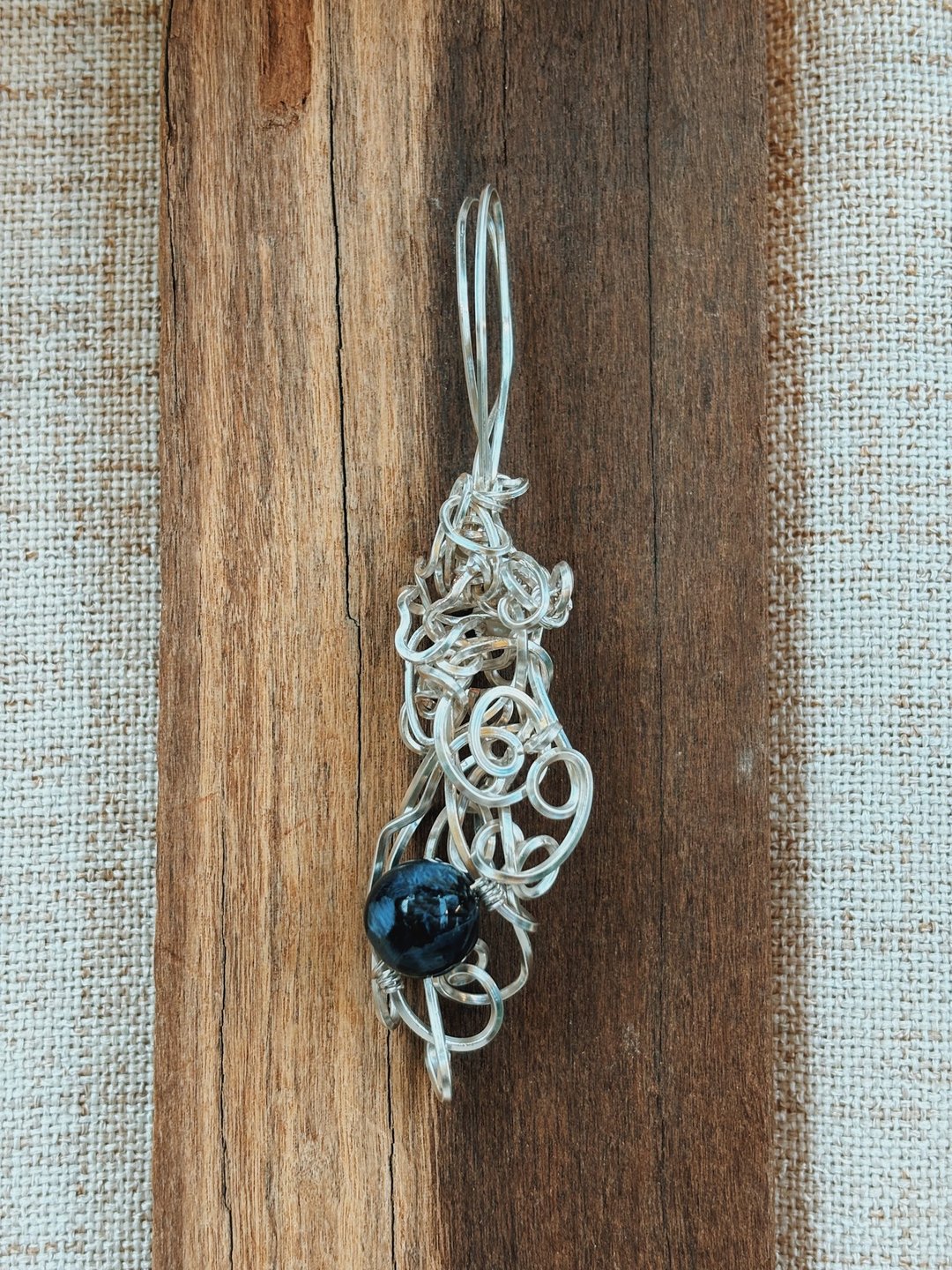 Angelin Jewelry || 彼得石 / 珍珠 / 坠饰 / 金属线编织 / 项链 - 项链 - 水晶 