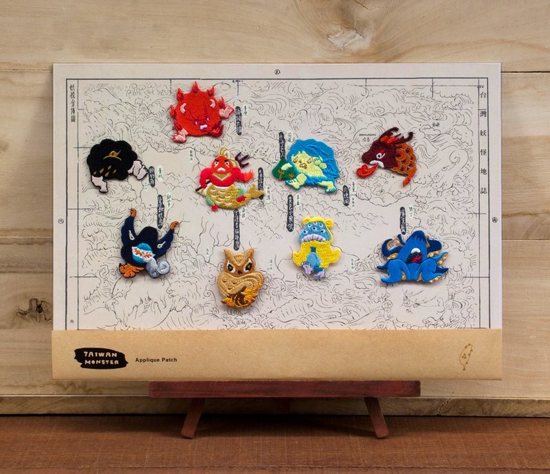 绣片组-台湾妖怪地志妖怪组(最后库存 售完绝版) - 其他 - 绣线 黄色