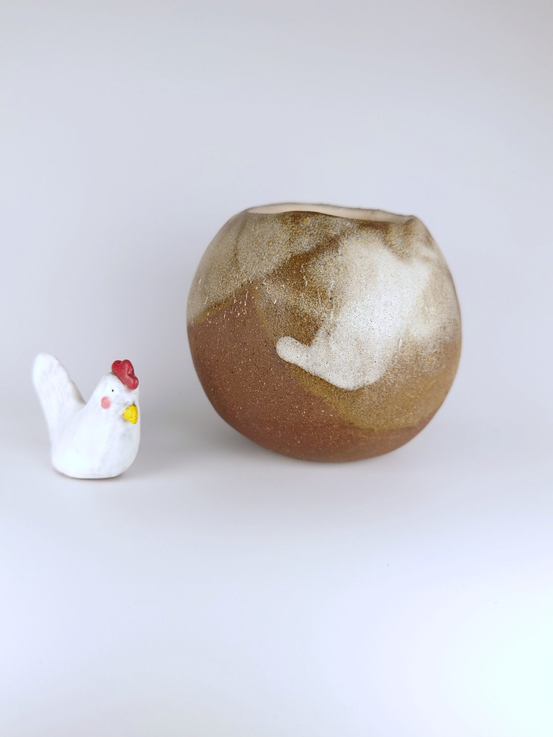 樸樸花器/手捏/景德鎮 - 花瓶/陶器 - 陶 