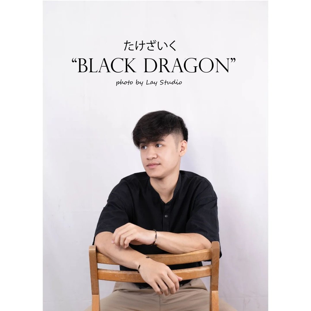 BLACK DRAGON 手链 - 手链/手环 - 竹 黑色
