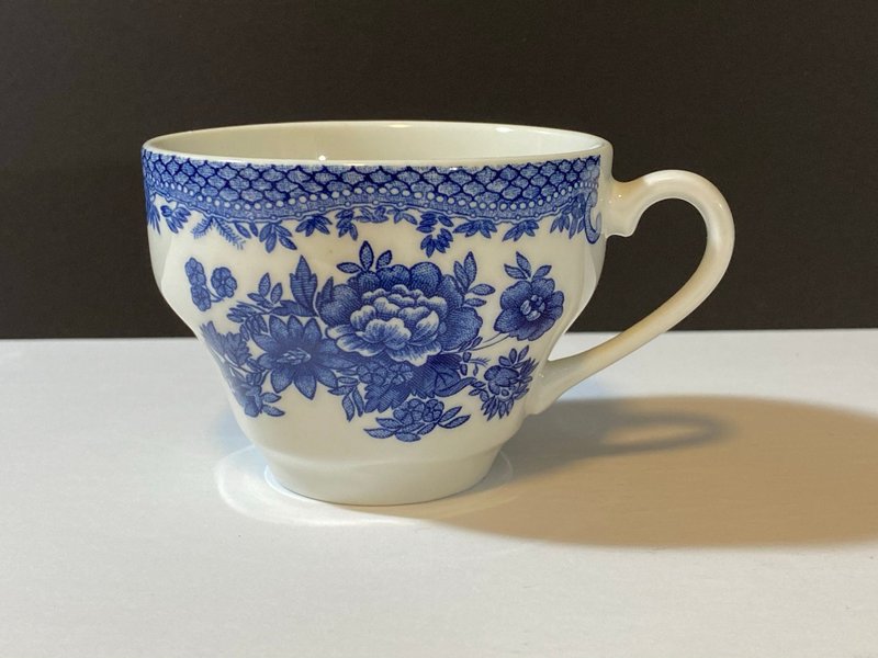玻璃茶咖啡杯装饰马克杯花卉图案 Johnson Bros 英国 1883 年 - 其他杯子 - 其他材质 