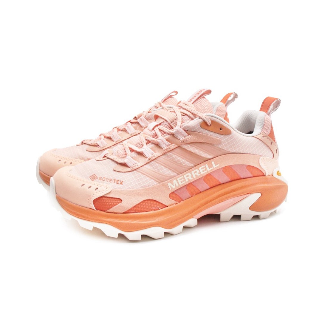 MERRELL MOAB SPEED 2 GORE-TEX抗撕裂防水登山健行鞋 女鞋-桃橘 - 女款运动鞋/球鞋 - 防水材质 