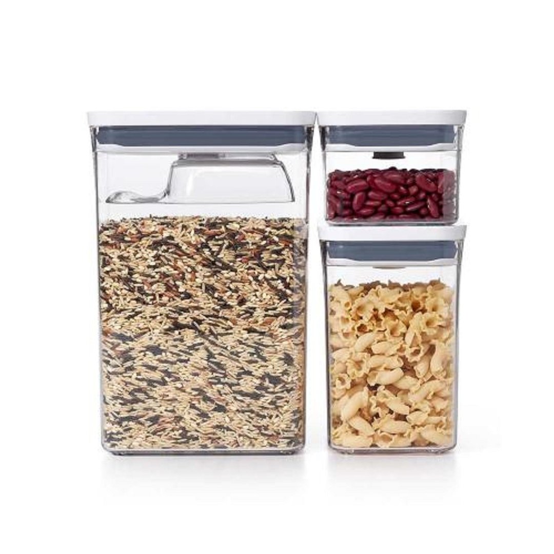 【福利品】OXO POP 长方按压保鲜盒-共三款 - 便当盒/饭盒 - 玻璃 