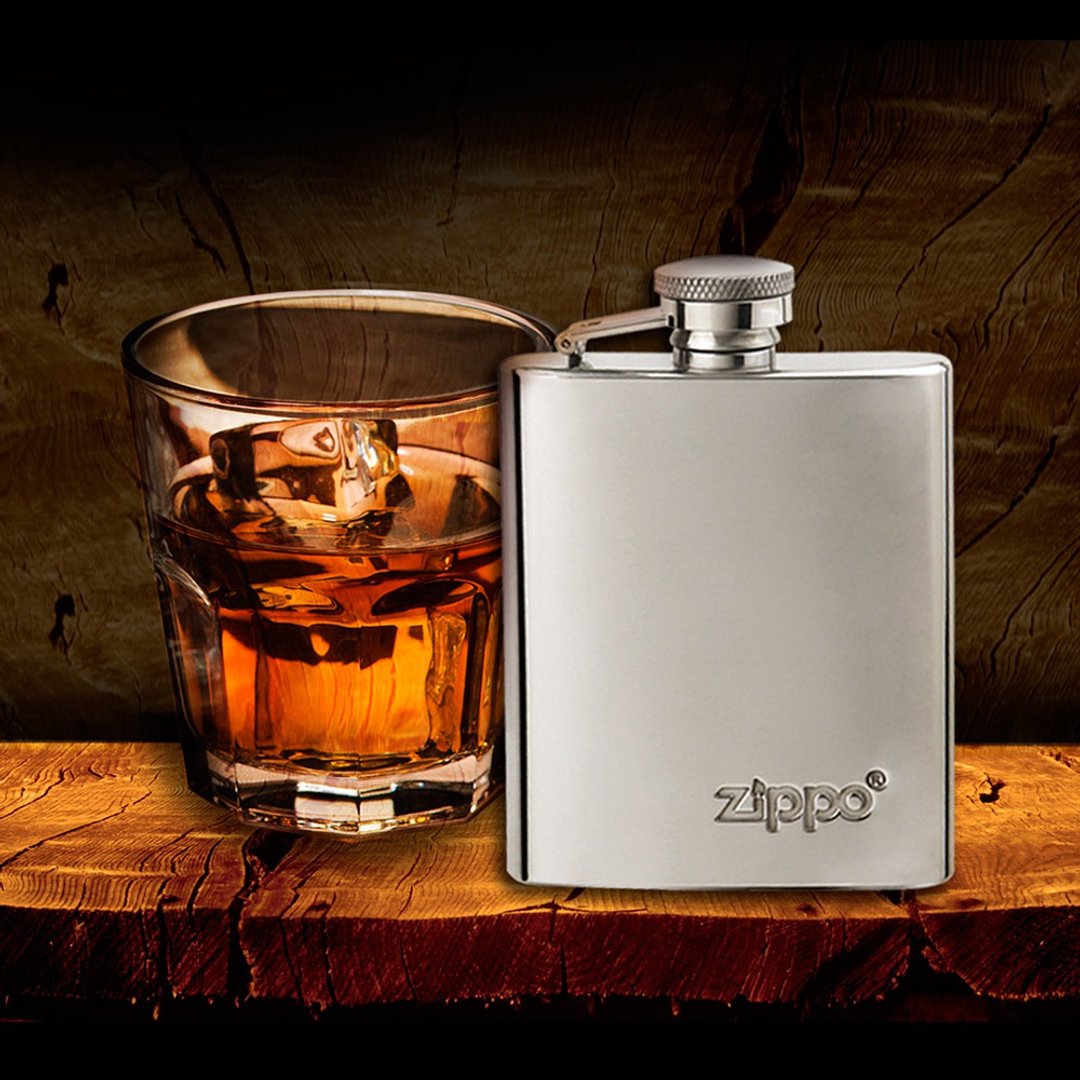 【ZIPPO官方旗舰店】 随身酒罐3oz. 122228 - 其他 - 不锈钢 银色