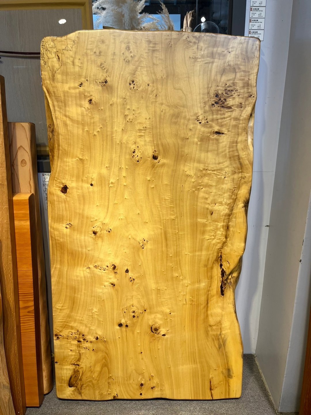 谢木木工作室 玛帕树瘤一片板 152*81*8.5cm 原木 桌板 餐桌 茶几 - 其他家具 - 木头 